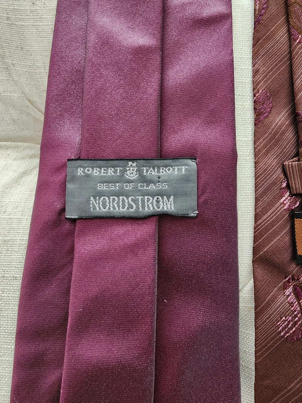 Banana Republic Brown Tie with Nordstrom Robert Talbot And Zanzara Tie